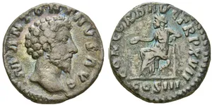 RIC III Marcus Aurelius 58