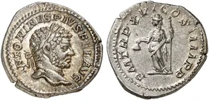 RIC IV Caracalla 209B (denarius)