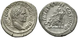 RIC IV Caracalla 261A (denarius)