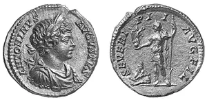 RIC IV Caracalla 45 (denarius)