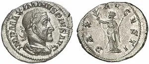 RIC IV Maximinus Thrax 12 (denarius)