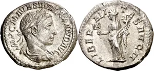 RIC IV Severus Alexander 153