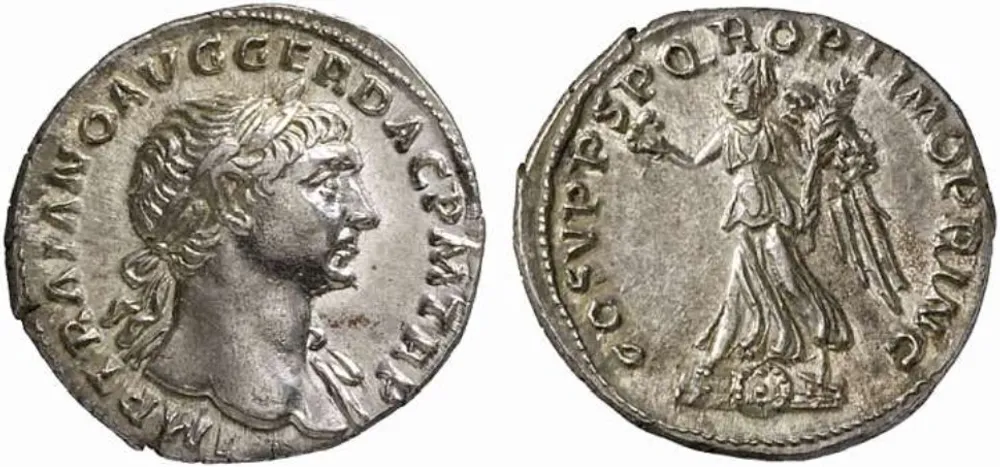 RIC II Trajan 282