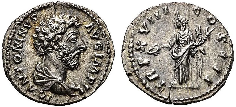 RIC III Marcus Aurelius 107