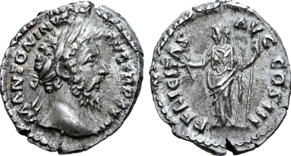 RIC III Marcus Aurelius 203