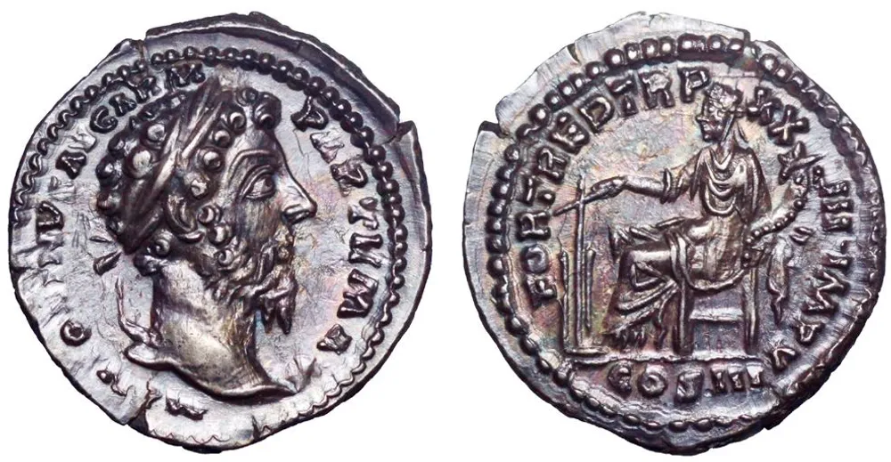 RIC III Marcus Aurelius 205