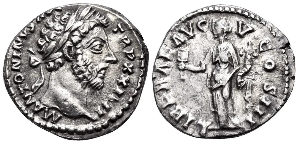 RIC III Marcus Aurelius 221