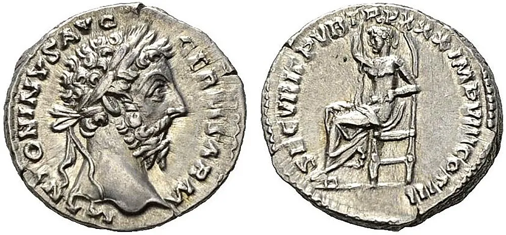 RIC III Marcus Aurelius 348