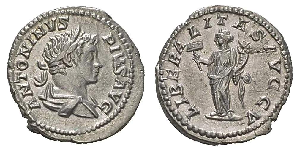 RIC IV Caracalla 136A (denarius)