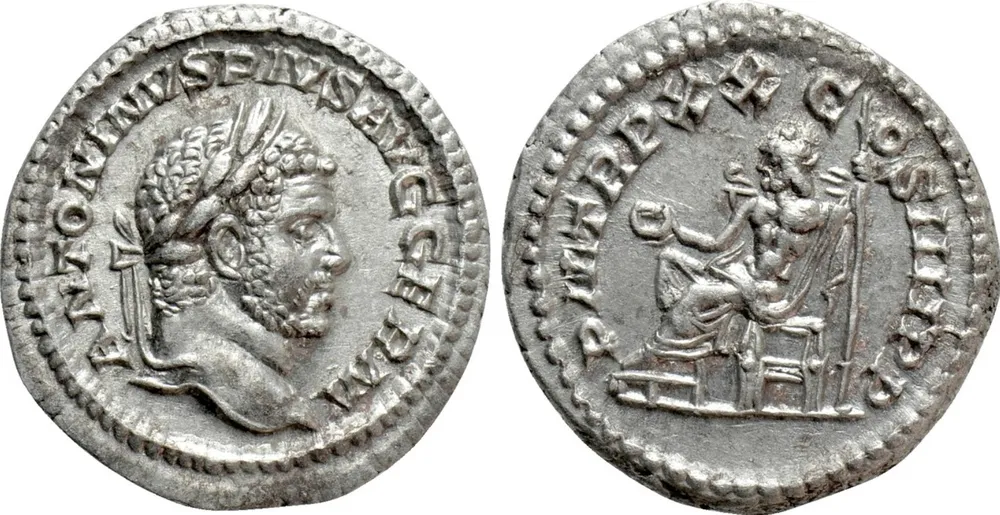 RIC IV Caracalla 287A (denarius)