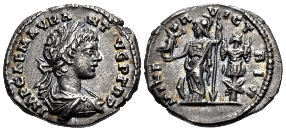 RIC IV Caracalla 336B (denarius)