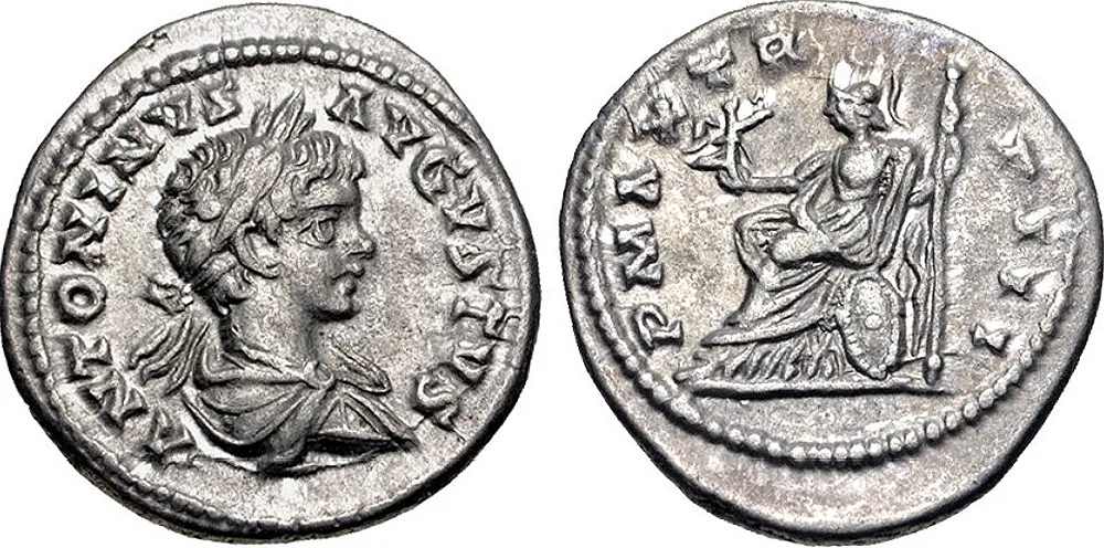 RIC IV Caracalla 342b (denarius)