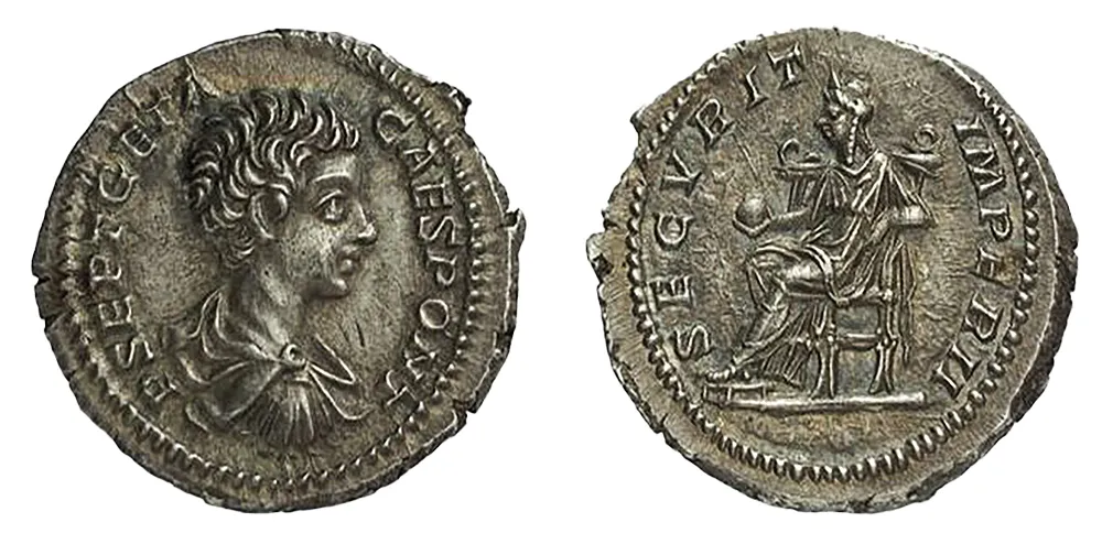 RIC IV Geta 20A (denarius)