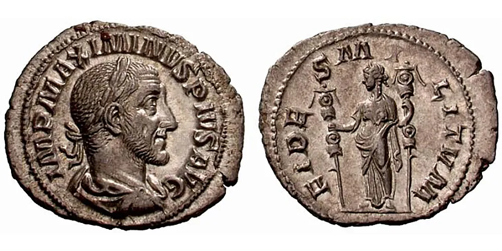 RIC IV Maximinus Thrax 7A (denarius)