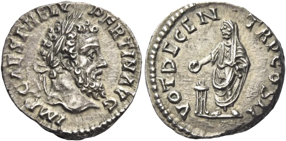 RIC IV Pertinax 13A (denarius)